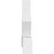 Ekena Millwork Vanguard Architectural Grade PVC Gable Bracket, 84"W x 24 1/2"H x 4"D x 4"F, 7/12 Pitch GBP084X25X0404VAN00 - alternate 3